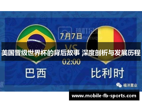 美国晋级世界杯的背后故事 深度剖析与发展历程